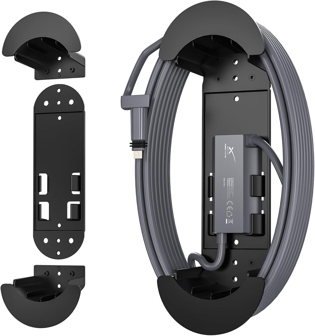 EDUP Starlink Ethernet-Kabelhalter mit Adapterhalter, wandmontierbare Ethernet-Kabelbox, Starlink-In