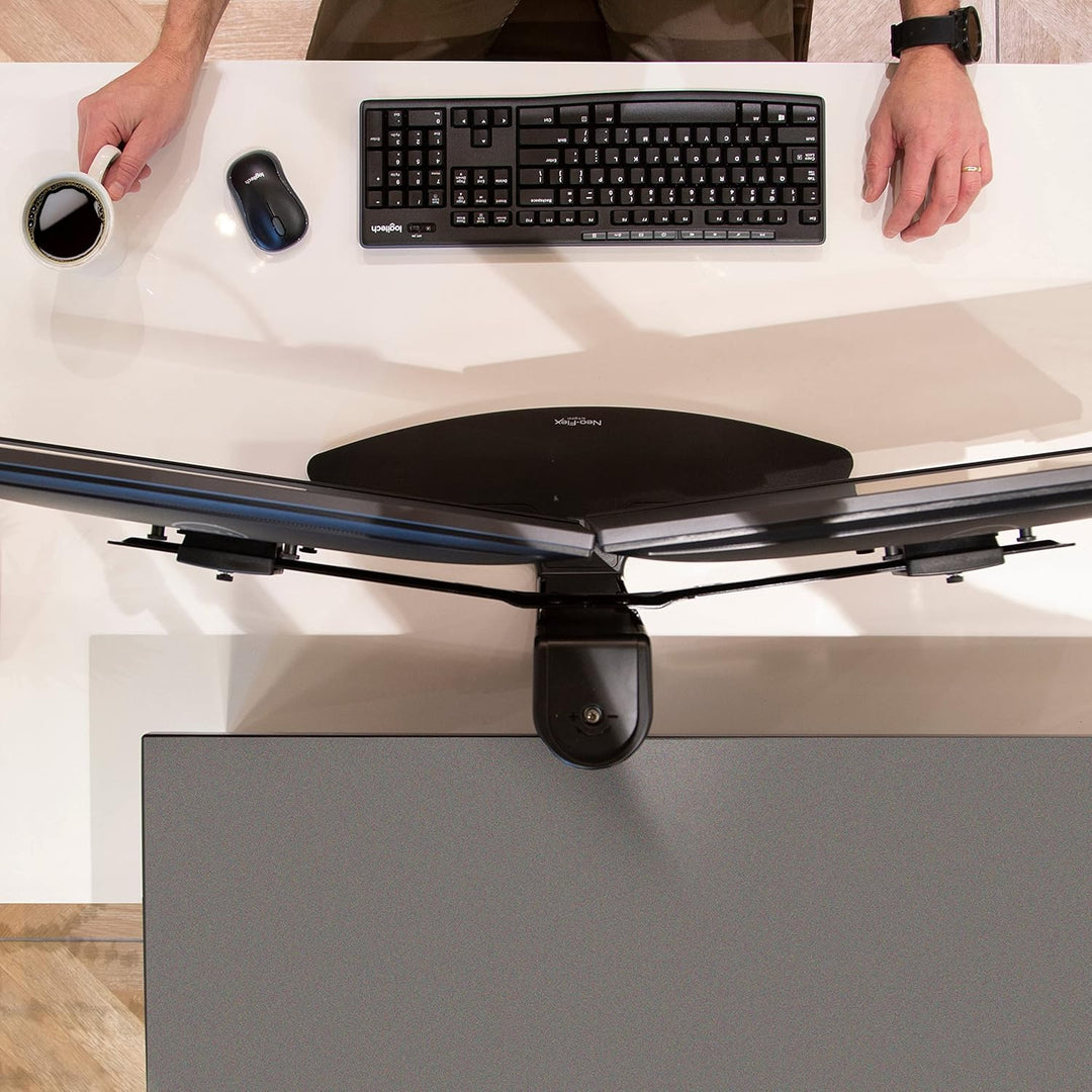 ERGOTRON Neo-Flex® Lift Stand Fuer Zwei Monitore bis 24 Zoll max.15,4kg. VESA 75x75mm 100x100mm Neo-
