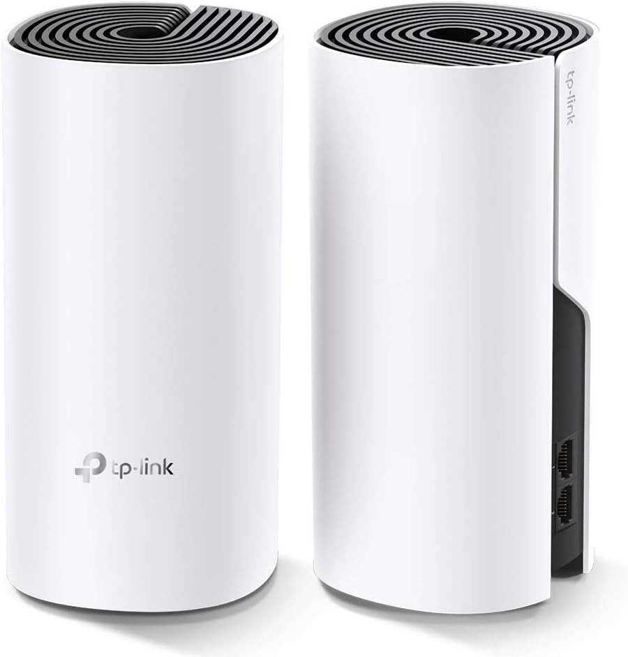 TP-Link Deco M4 Mesh WLAN Set (2er Pack), AC1200 Dual Band Router & Repeater, 2x Gigabit Ports für j