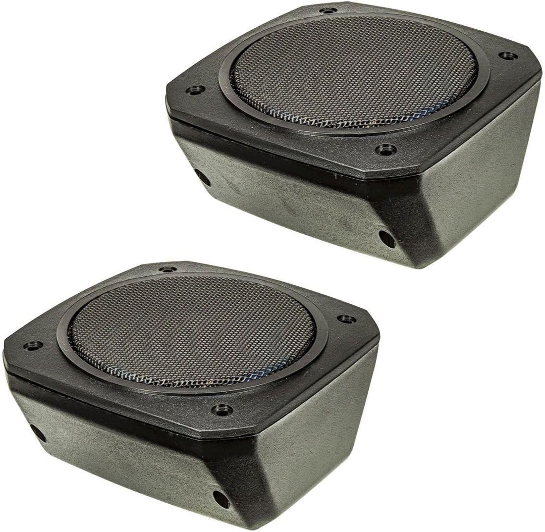 tomzz Audio 4000-010 Retro Look Aufbau Lautsprecher-Satz im Gehäuse DIN 100mm Lautsprecher 2-Wege Ko