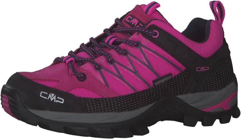 CMP Damen Rigel Low Wmn Shoe Wp Trekking-& Wanderhalbschuhe 41 EU Pink Fluo B Blue, 41 EU Pink Fluo