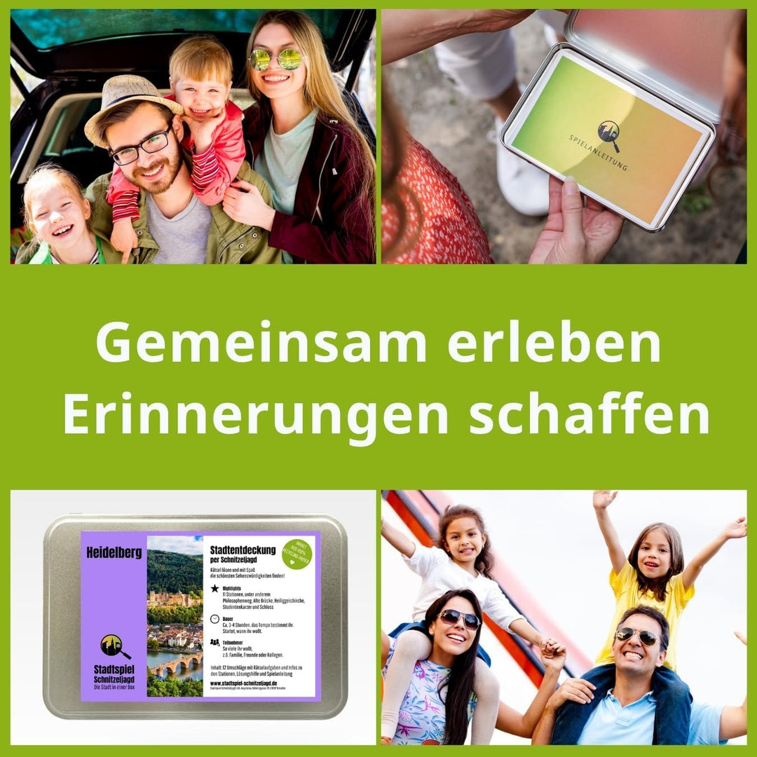 Schnitzeljagd Heidelberg: Stadtspiel Heidelberg als Schnitzeljagd für Familien, Klassenfahrten oder
