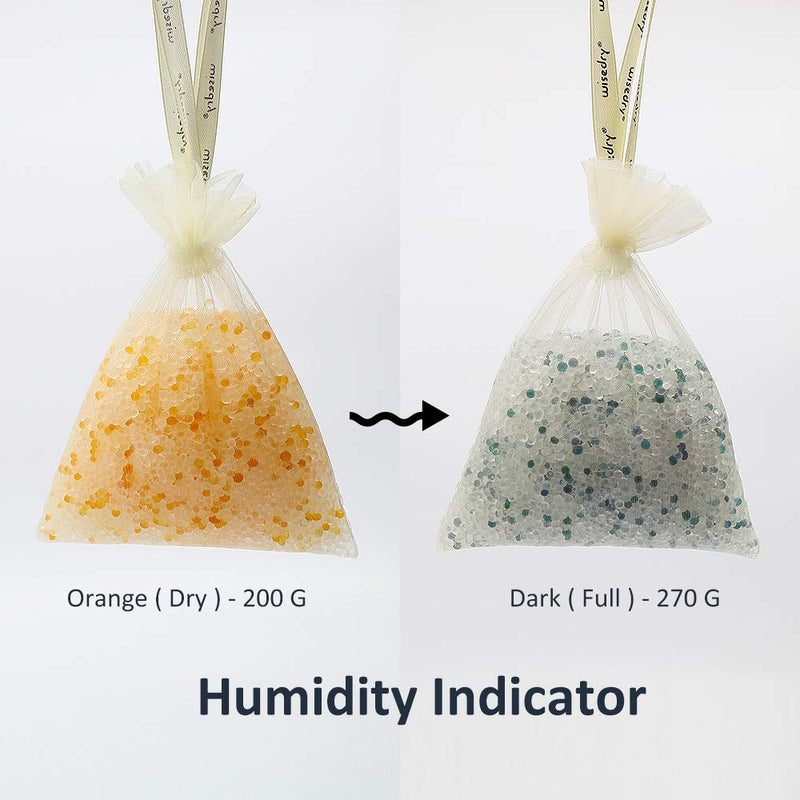 wisedry [5 LBS] Silikagel Perlen Wiederverwendbare mit Farbe indikator Wiederaufladbar Kieselgel Tro