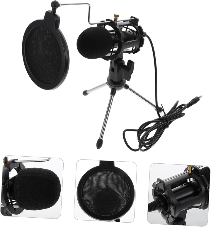 Artibetter USB Kondensator Mikrofon 3,5-mm Klinke Fürpc Laptop Streaming Podcast Gaming Desktop Mikr