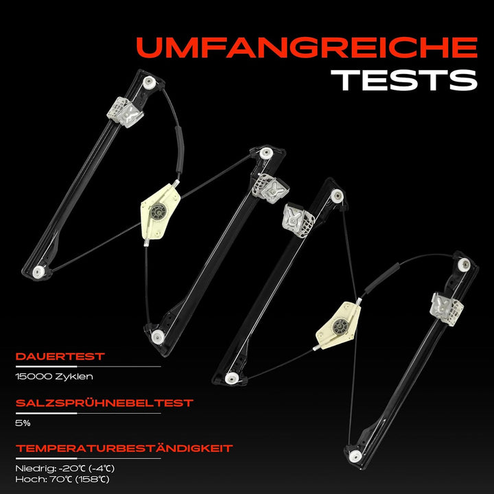 Frankberg 2x Fensterheber Elektrisch ohne Motor Vorne Links Rechts Kompatibel mit R-Klasse V251 W251