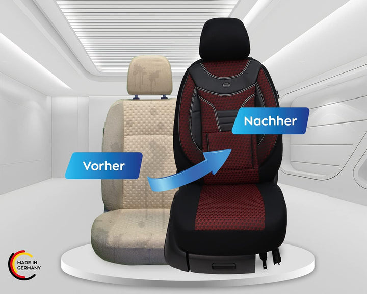 BREMER SITZBEZÜGE Mass Auto Schonbezüge kompatibel mit Mercedes B-Klasse W245 Fahrer & Beifahrer Set