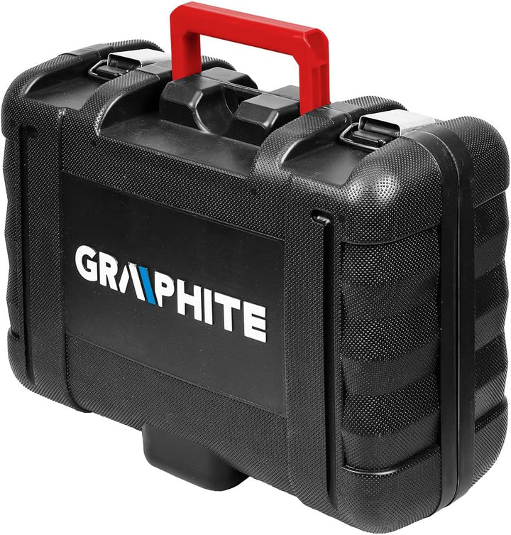 GRAPHITE Exzenterschleifer 450W, Teller 125/150 mm, Sockel 125/150 mm; Staubabsaugung; rutschfester