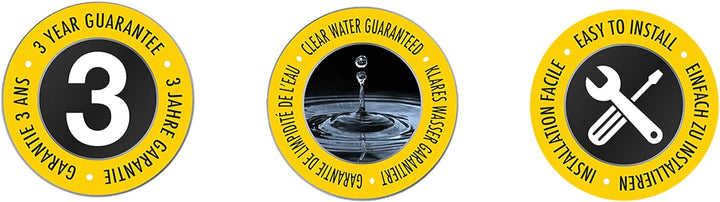 Aqua Garden Inpond 2000, Teich- und Wasserpumpe, Filter, UV-Klärer, LED-Strahler und Springbrunnen,