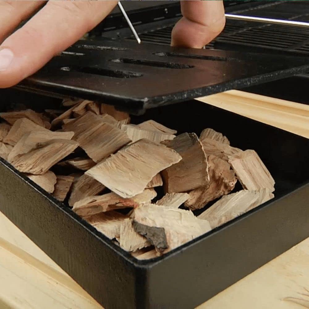 Char-Broil 140 551 - Räucherbox, Gusseisen., Grau, Räucherbox
