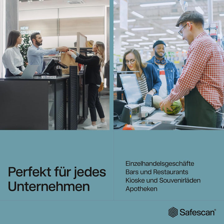 Safescan LD-3336 Light-Duty Kassenschublade mit 3 Fächern für Banknoten und 8 für Münzen - Kassenlad