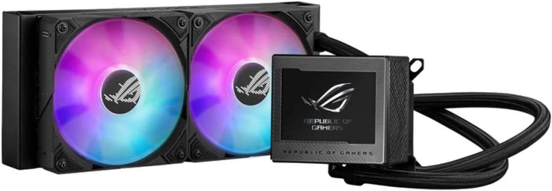 ASUS ROG Ryujin III 240 ARGB All-in-One-Flüssigkeits-CPU-Kühler mit 3,5-Zoll-LCD, Asetek-Pumpe der 8