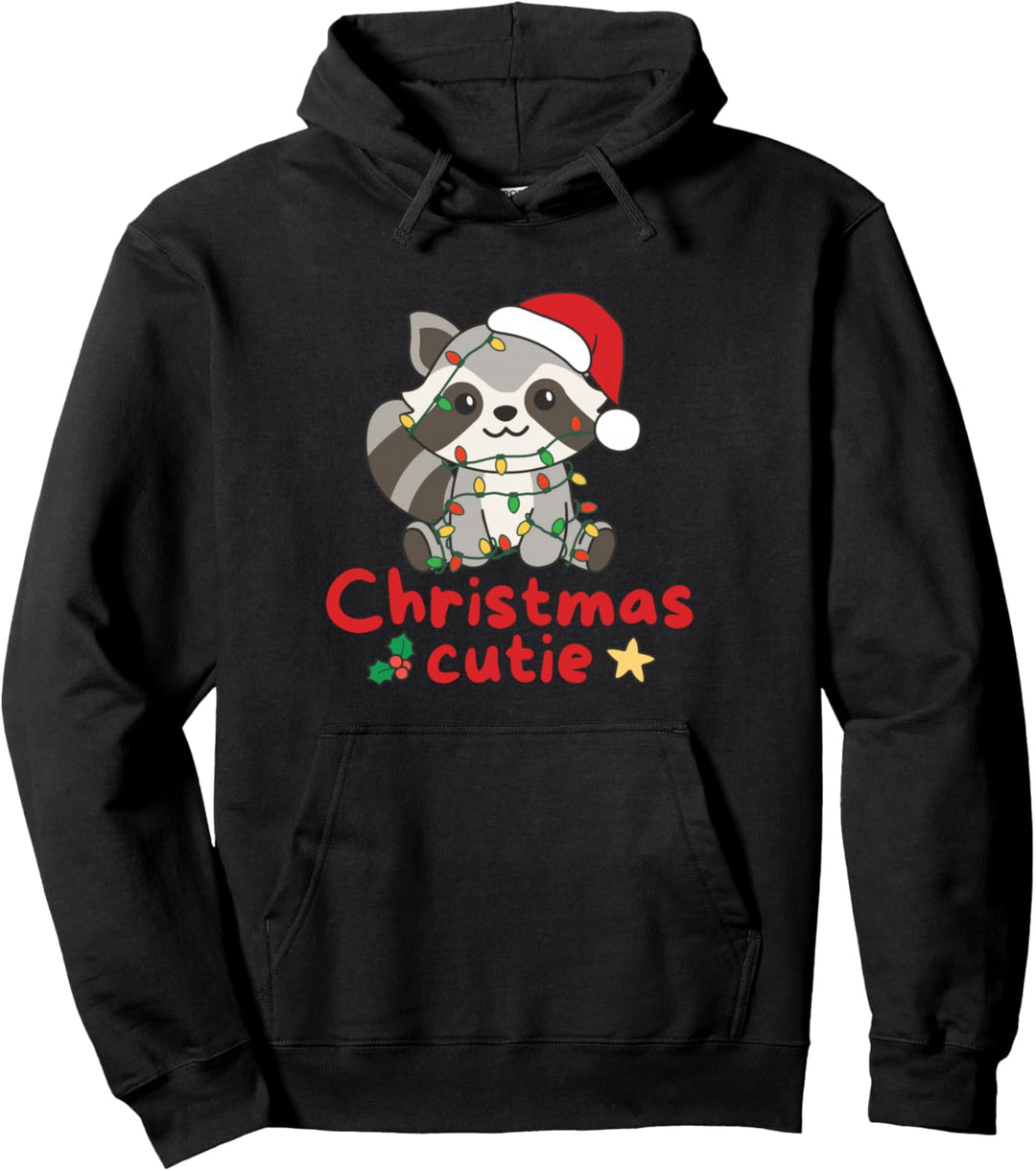 Waschbär Weihnachten Cutie Waschbär Weihnachten Pullover Hoodie
