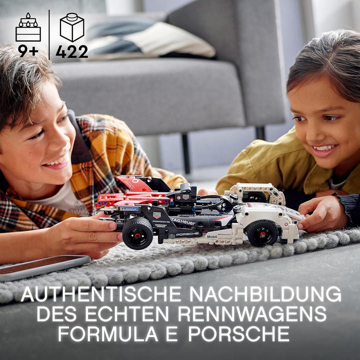 LEGO 42137 Technic Formula E Porsche 99X Electric, Rennauto für Jungen und Mädchen, Modellauto-Bausa