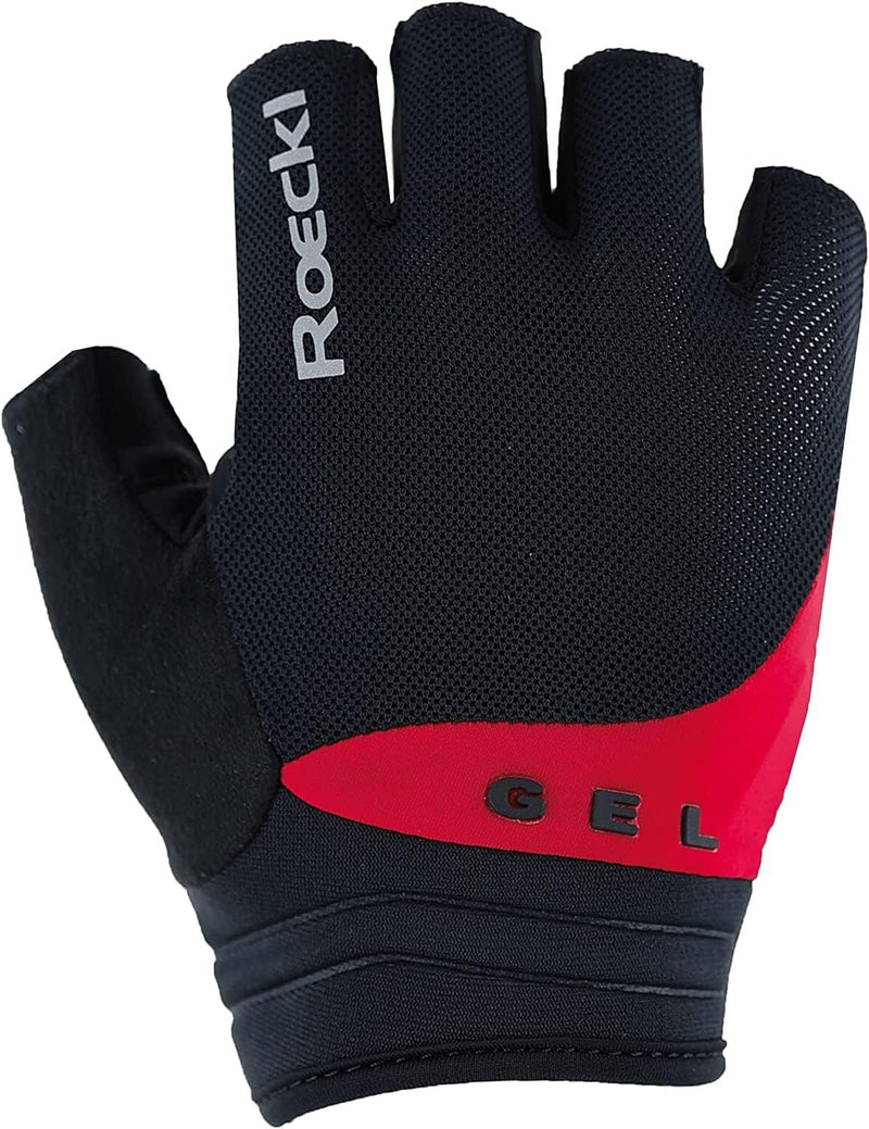 Roeckl Itamos 2 Fahrrad Handschuhe kurz schwarz/rot 2024 6.5, 6.5