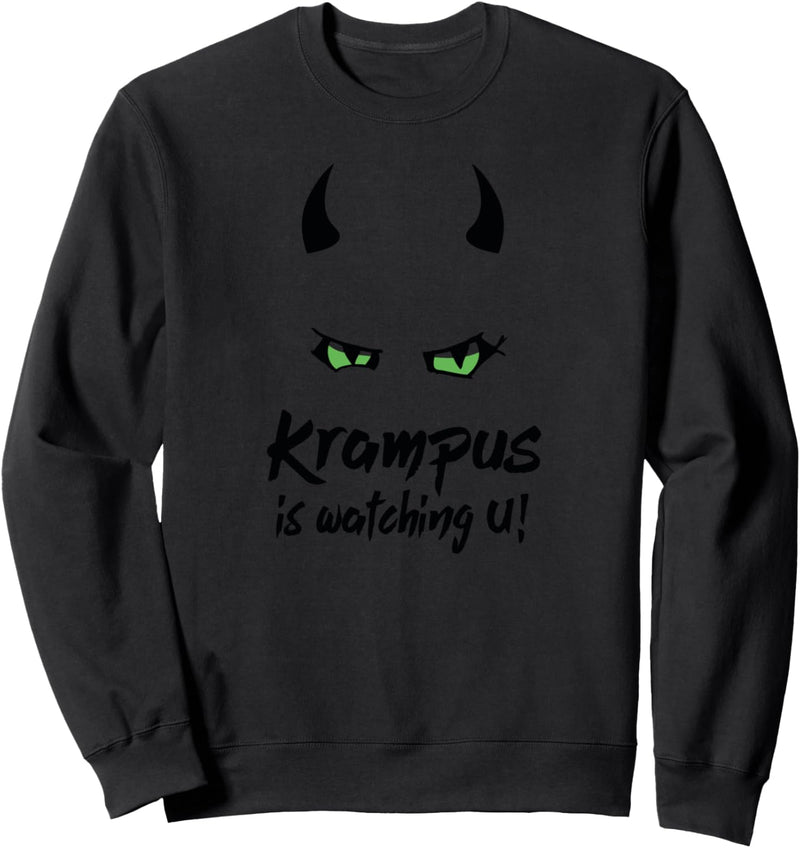 Krampus is watching U! Krampus Tradition Geschenk Sweatshirt