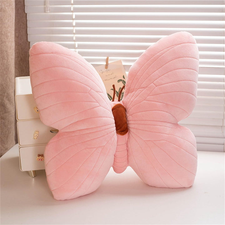 Champracer Schmetterlingsförmiges Wurfkissen, Schmetterling Kissen Kuschelkissen Kinder, Kreative Fl