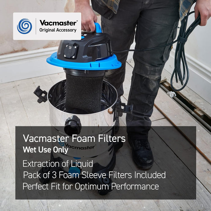 Vacmaster Dickschaumfilter (3er Pack) Für 16-60l Tanks