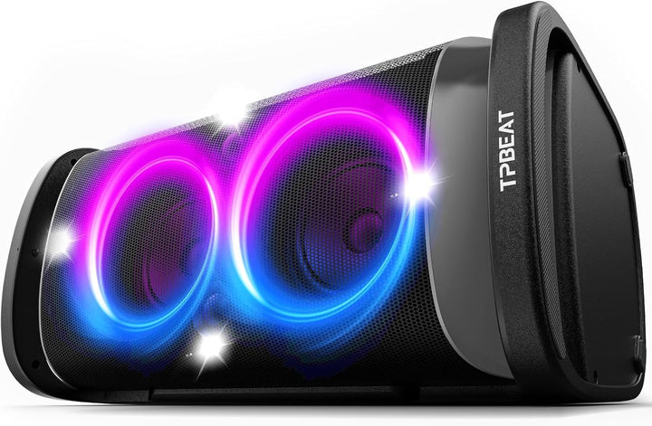 TPBEAT Bluetooth Lautsprecher Gross, Partybox, 160W Powerful, Lauter Sound, Tiefer Bass, Musikbox Bl