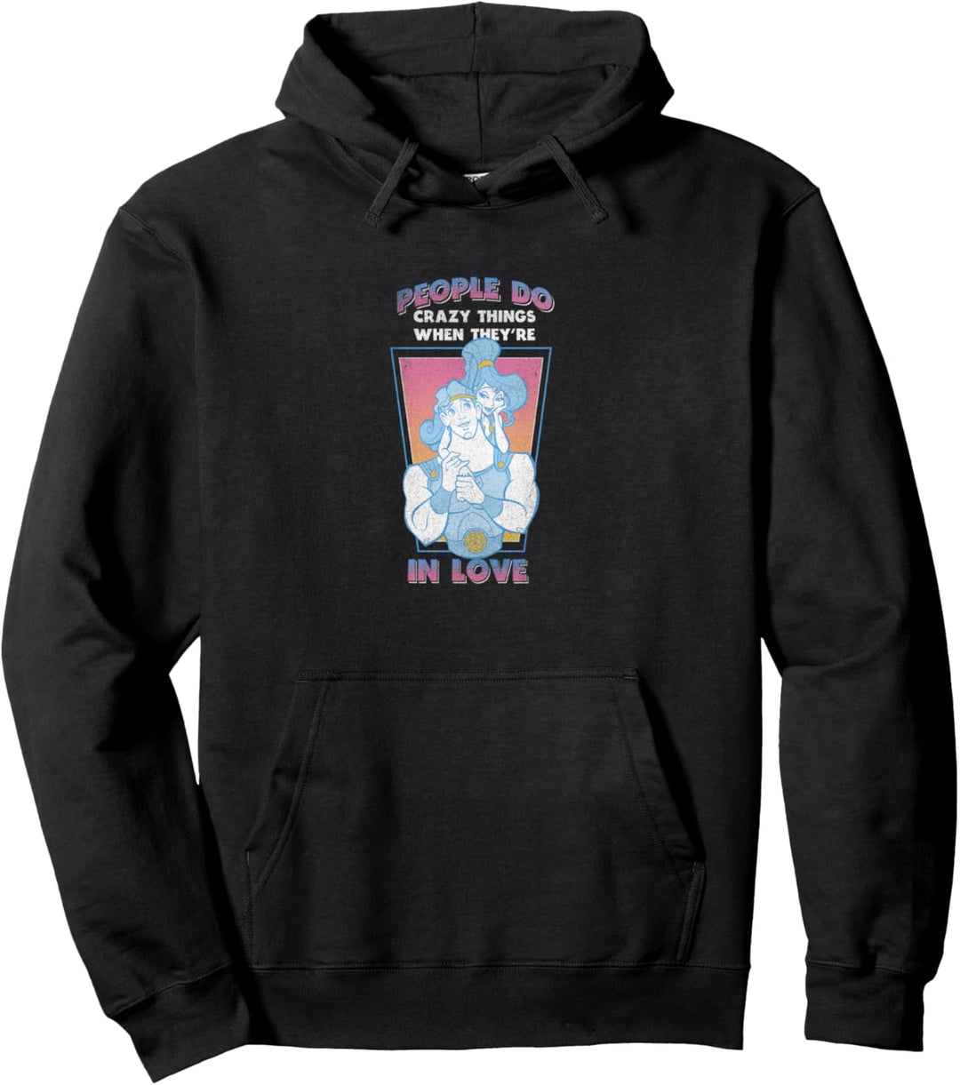 Disney Hercules Megara Vintage Love Quote Fleece Pullover Hoodie