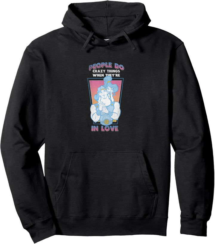 Disney Hercules Megara Vintage Love Quote Fleece Pullover Hoodie