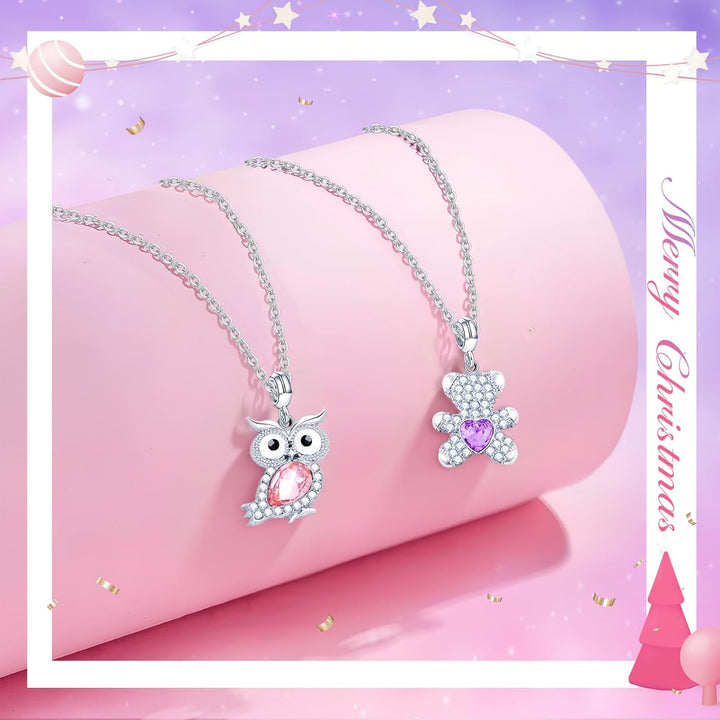 Adventskalender 2025 Kinder Mädchen, Weihnachtskalender Armband Halsketten Charm Mädchen Schmuck, 24