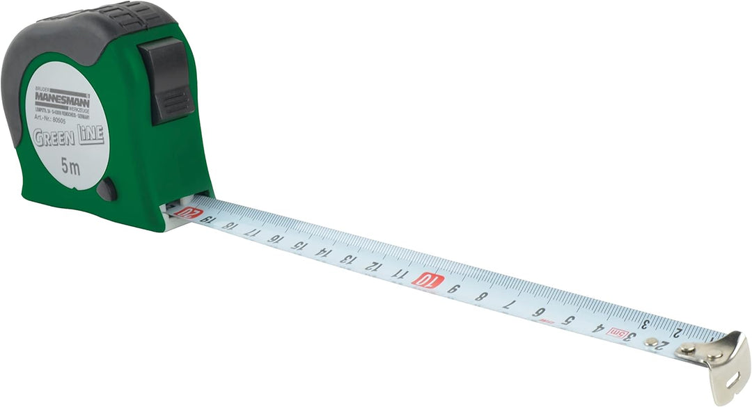 Brüder Mannesmann M81230 Digitaler Winkelmesser mit Libellen + 5 m Bandmass