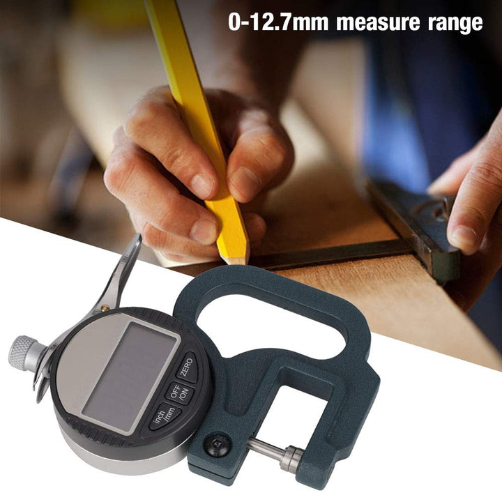 0-12,7 mm Dickenmessgerät, elektronisches Dickenmessgerät, 0,01 mm digitales Dickenmessgerät für Led