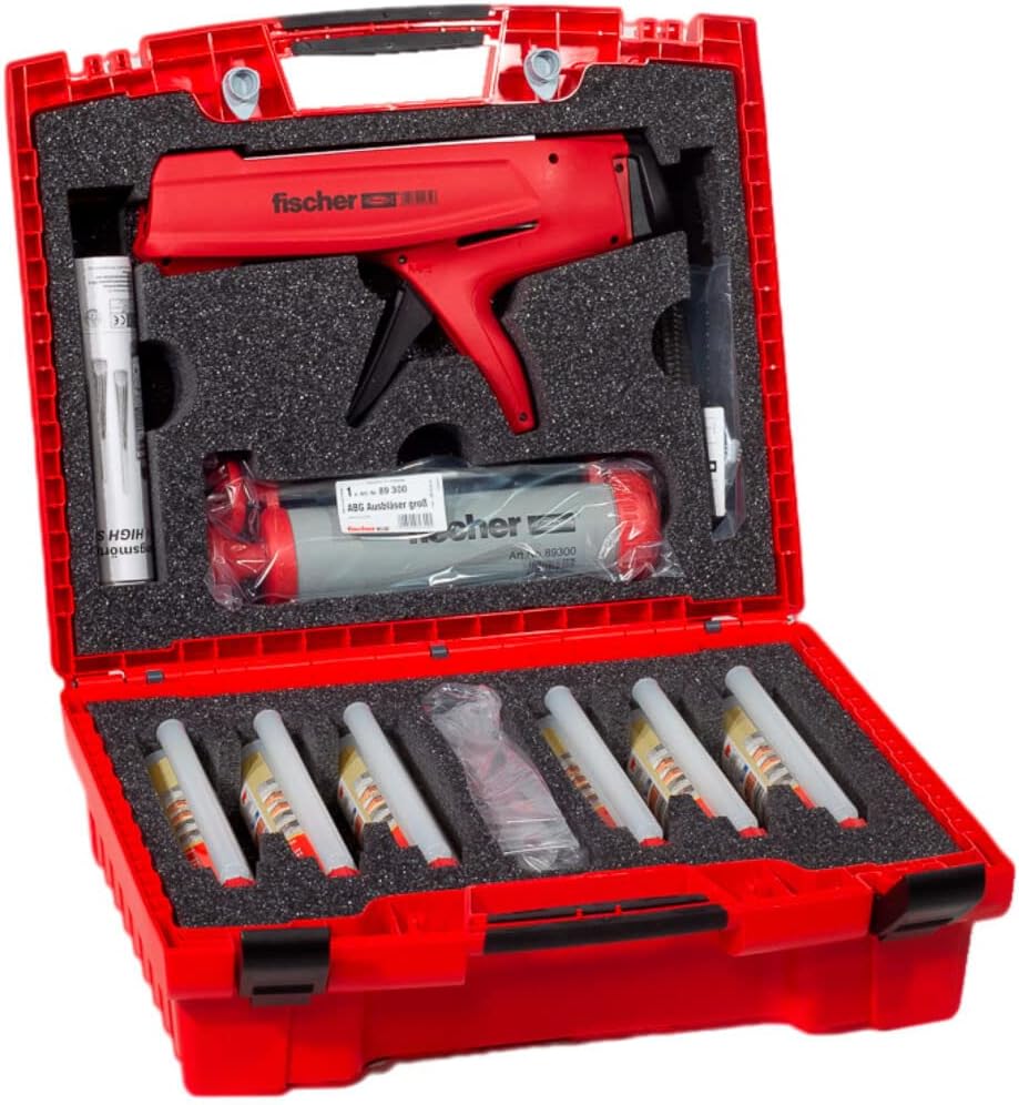 fischer Hochleistungsmörtel FIS V Plus 360 S im handlichen Thermosafekoffer, wetterfester Mörtel für