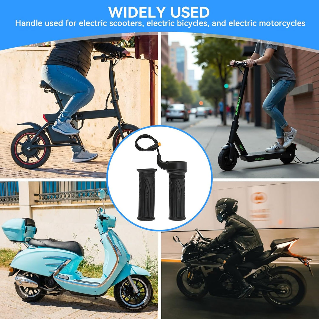 3 Pin Full Twist Throttle wasserdichte Stecker, Elektrofahrrad Gas Ersatz 20x Electric Scooter Grap