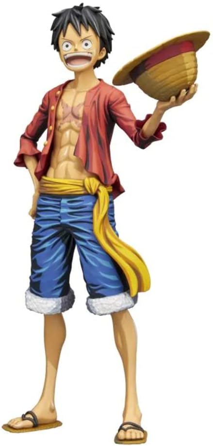 BANPRESTO One Piece Actionfigur Monkey. D. Luffy aus Kunststoff. Manga Dimensions