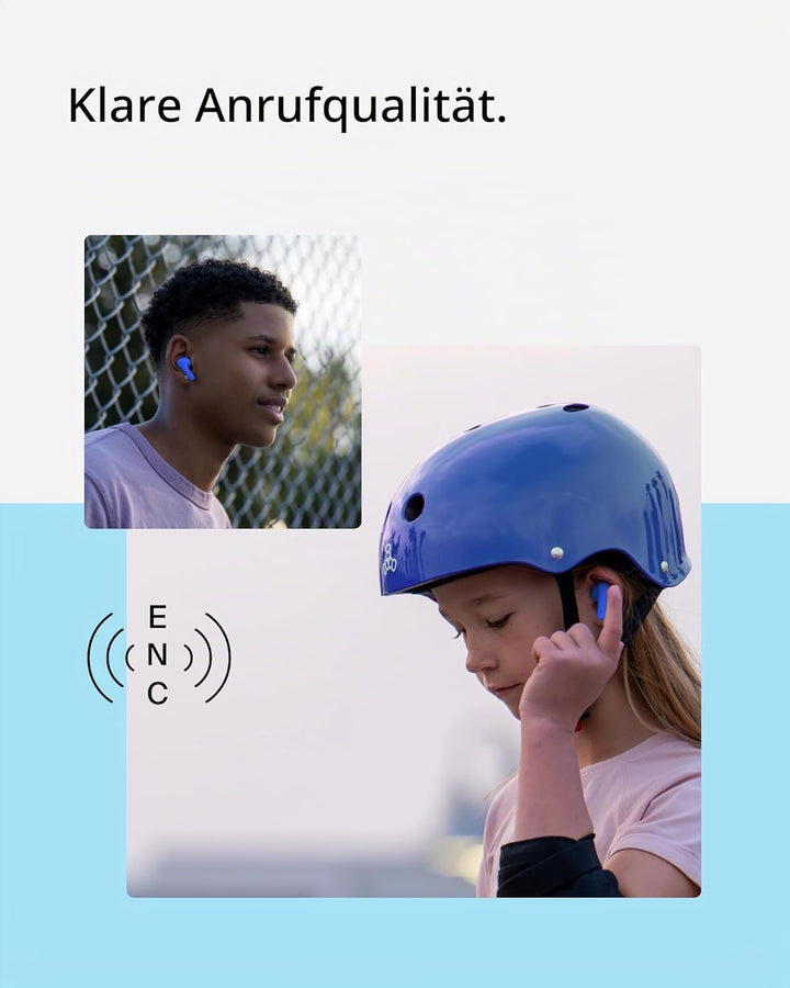 Belkin SoundForm Nano 2 Bluetooth In-Ear Kinderkopfhörer mit integriertem Mikrofon, 28 Std. Akkulauf