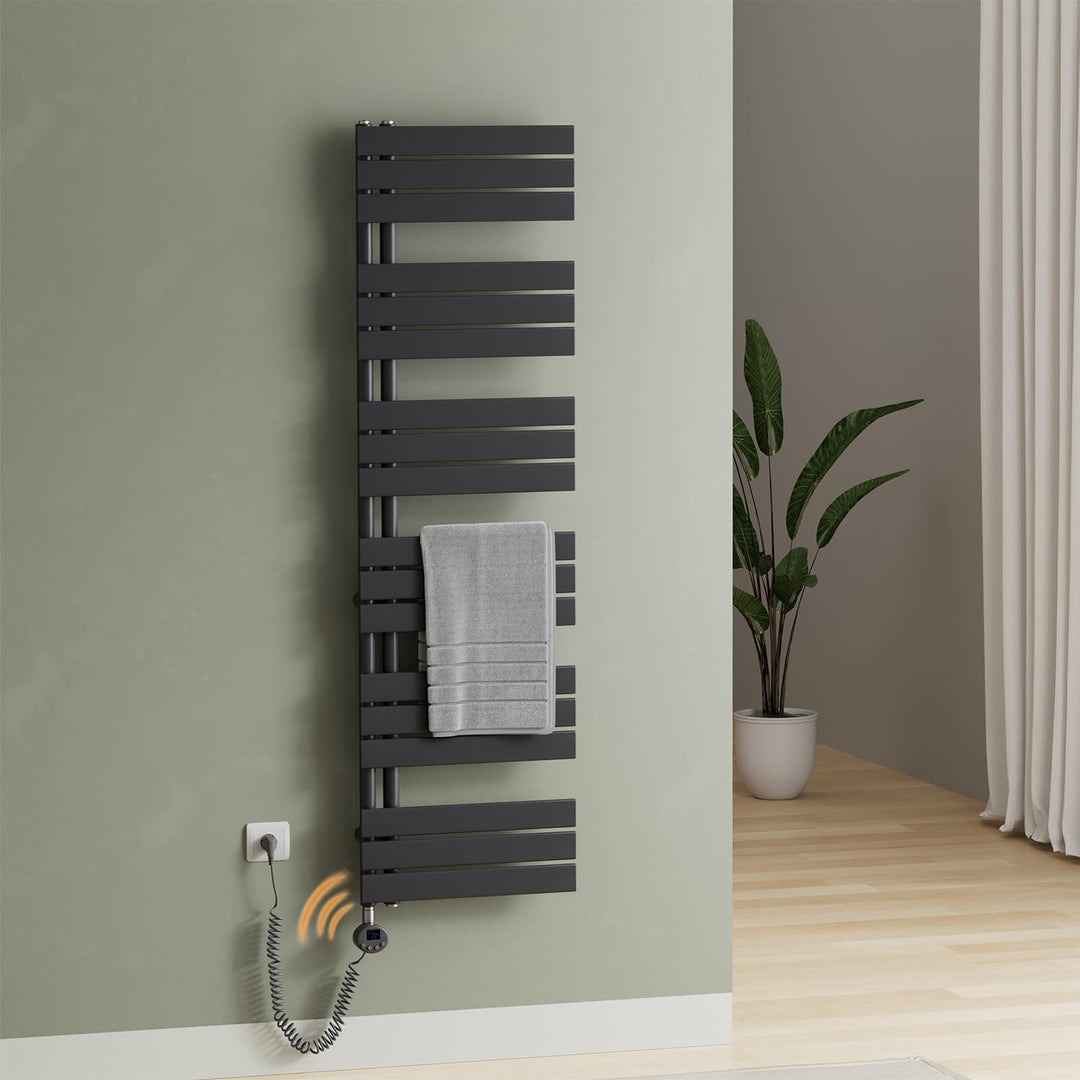 S'AFIELINA Smart WiFi Badheizkörper elektrisch 1599×500mm – Elektrischer Handtuchheizkörper mit Ther