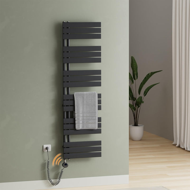 S'AFIELINA Smart WiFi Badheizkörper elektrisch 1599×500mm – Elektrischer Handtuchheizkörper mit Ther