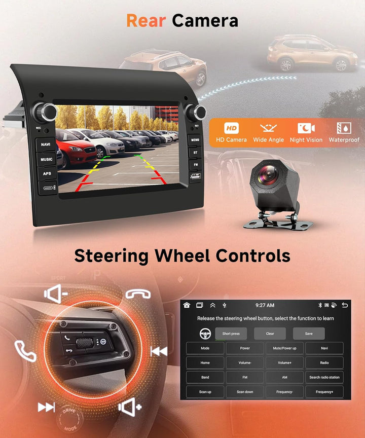 4G+64G Android Autoradio für FIAT Ducato 2008-2015/Peugeot Boxer 2/Citroen Jumper 2011-2015 Wireless