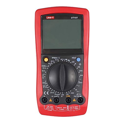 Uni-T UT-107 AC LCD Digital Multimeter Voltmeter Strom Messgerät MEssGERÄT Voltmeter
