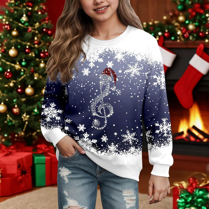 Generisch Lässiger Pullover für Mädchen Bequeme stilvolle Sweatshirts ideal für den Alltag aktive Fr