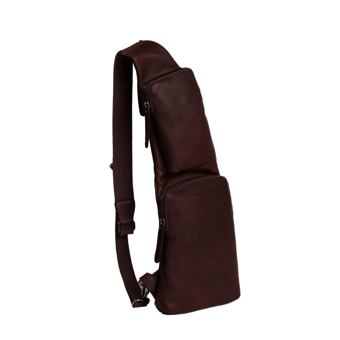The Chesterfield Brand Wax Pull Up Logan Umhängetasche Leder 17 cm Brown, Brown
