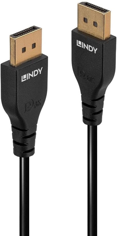 LINDY 36463 3m DisplayPort 1.4 Kabel, Slim