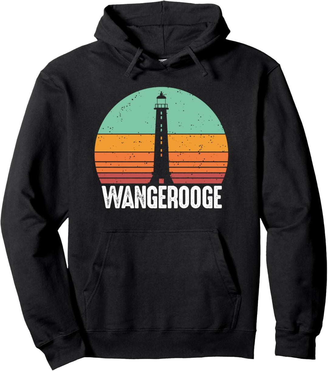 Wangerooge Insel Nordsee Vintage Retro Urlaub Geschenk Pullover Hoodie
