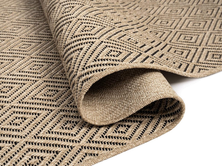 Mia´s Teppiche Soil - wetterfester In- und Outdoor Teppich im Natürlichem Jute-Look, wetterfest, gee