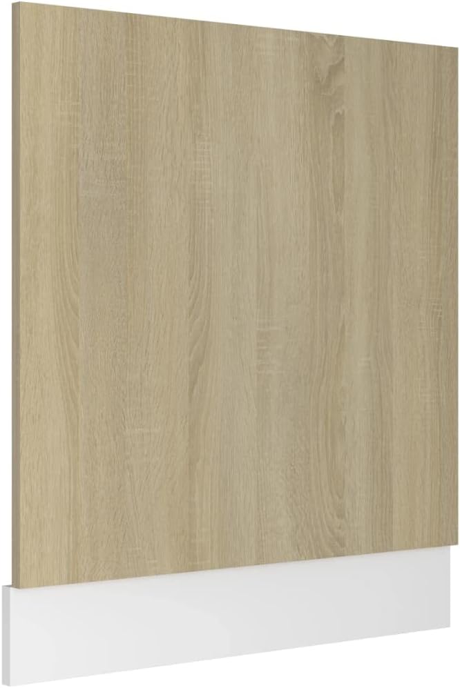 Geschirrspülerblende Sonoma-Eiche 59,5x3x67 cm Holz KüChenarbeitsplatte SpüLmaschine Teilintegriert