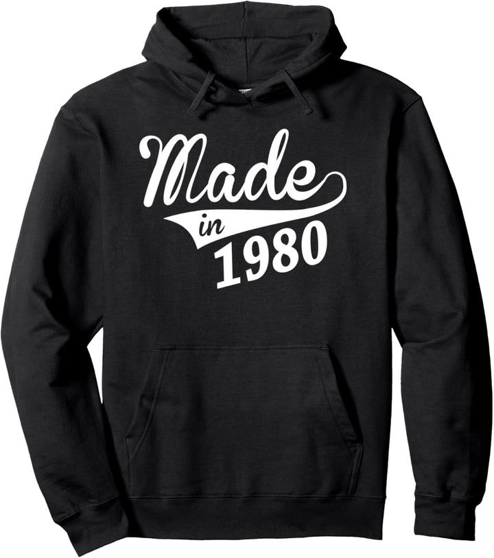 Made In 1980 Geburtstag Pullover Hoodie