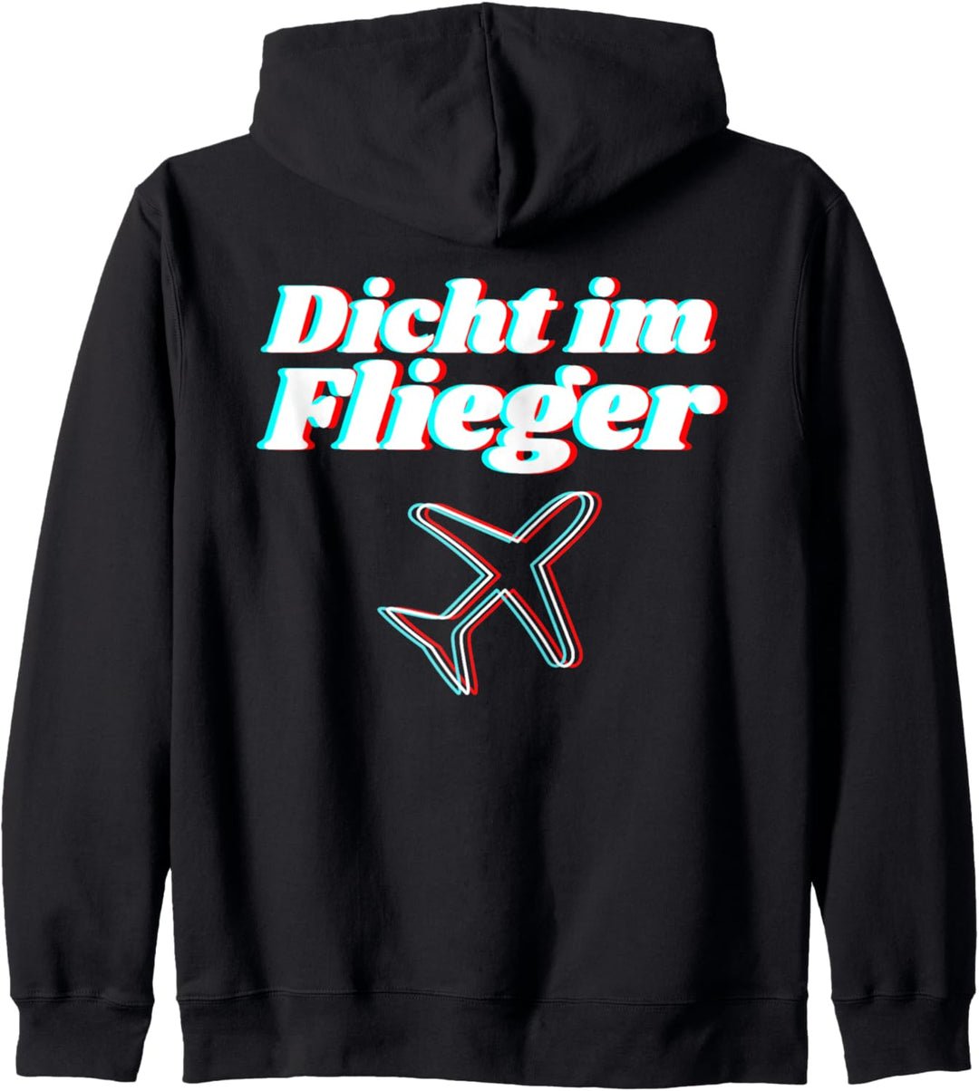 Mit Julian Dicht im Flieger Malle Party Sommer Design Kapuzenjacke