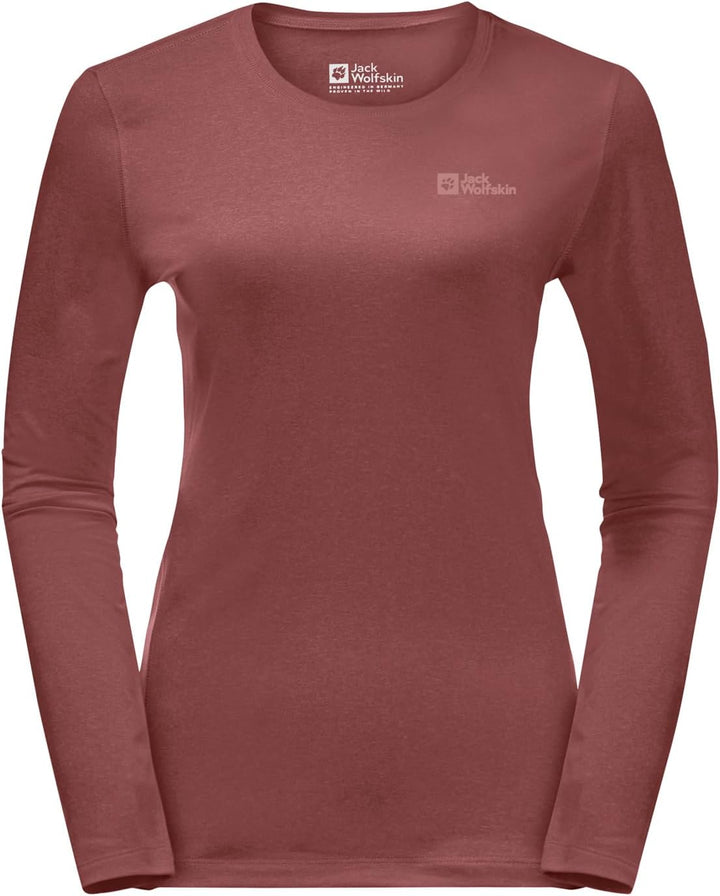 Jack Wolfskin Damen Sky Thermal L/S W Wander-Shirt S Apple Butter, S Apple Butter