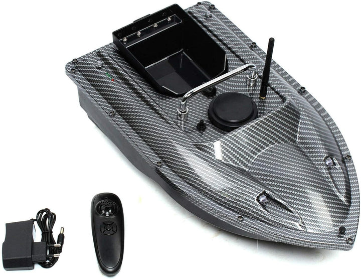 RC Boot, Fish Finder Fischköder Boot mit LED Licht 500m Fernbedienung Drahtlose Angelköder Cruise En