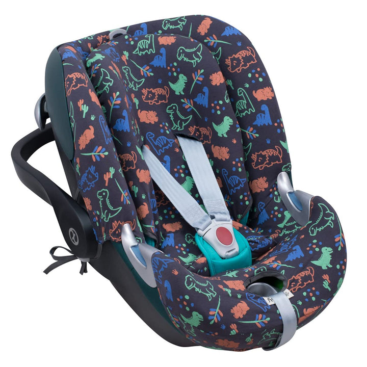 JYOKO Kids Bezug für Autositz kompatibel mit Cybex Aton Cloud- Q-M-2-4-5, aus Baumwolle (Aton Q, Hap