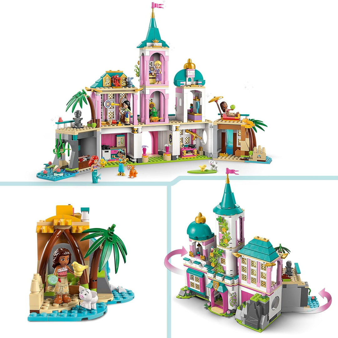 LEGO ǀ Disney Princess Schloss & königliche Haustiere – Set mit detaillierter Innenausstattung – ink