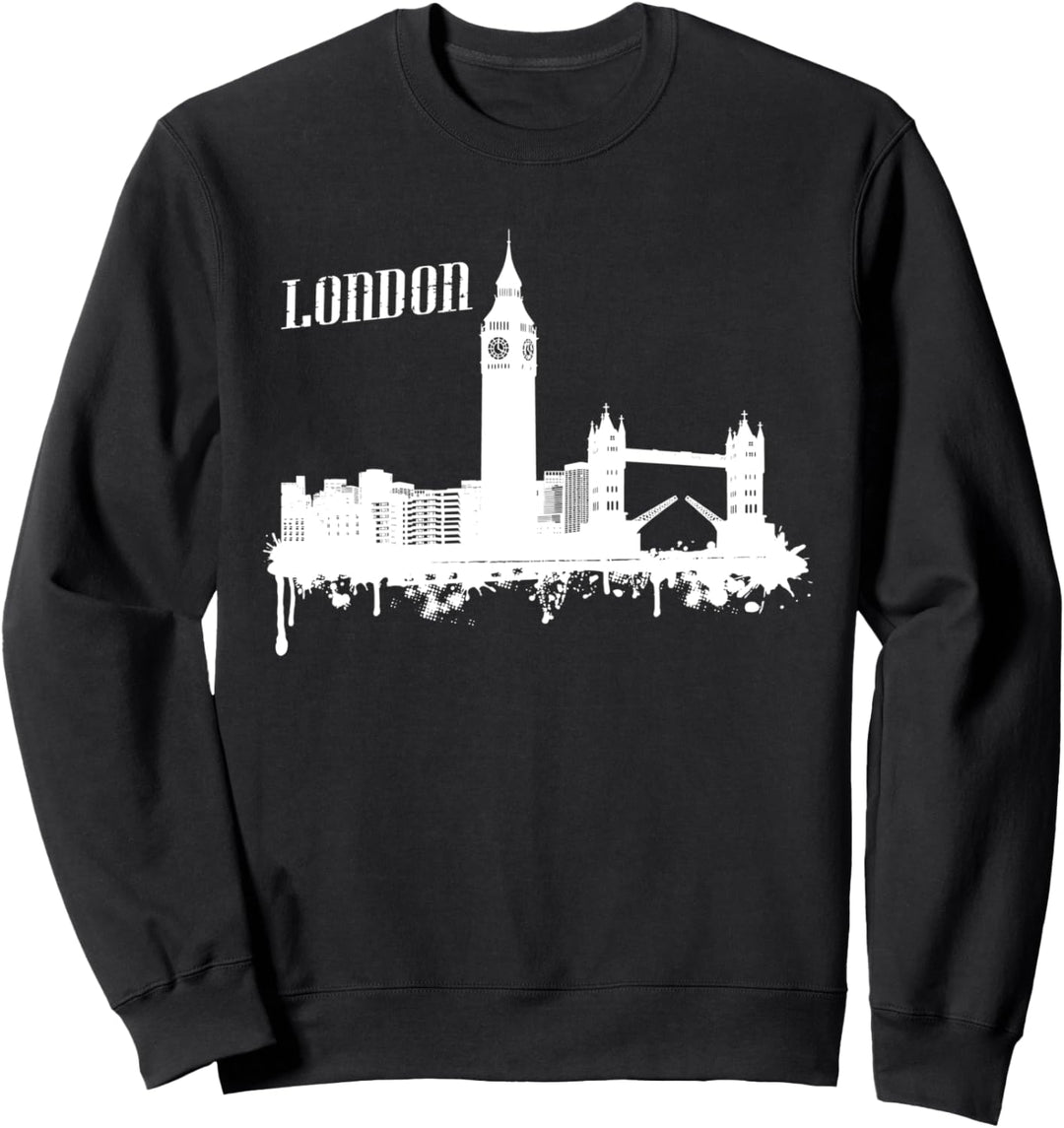 Souvenir London Stadt City UK Fahne British Sweatshirt