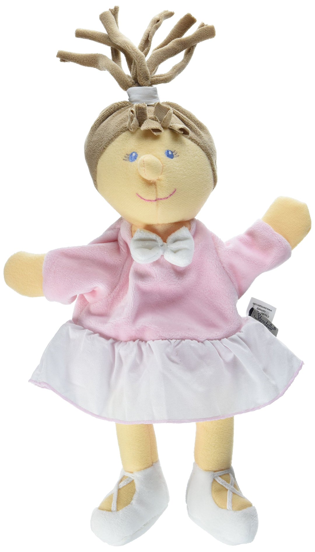Sterntaler Handpuppe Ballerina, 30 x 26 x 9 cm, Lila/Weiss, Ballerina