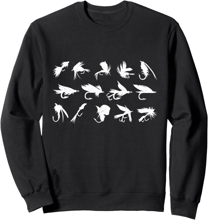 Fliegenfischen Angeln Angler Fliegenfischer Geschenk Sweatshirt